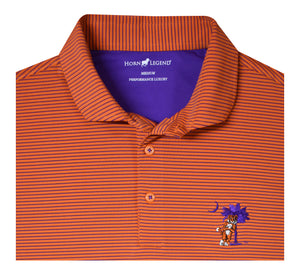 HL Sport Orange & Purple Stripe Polo