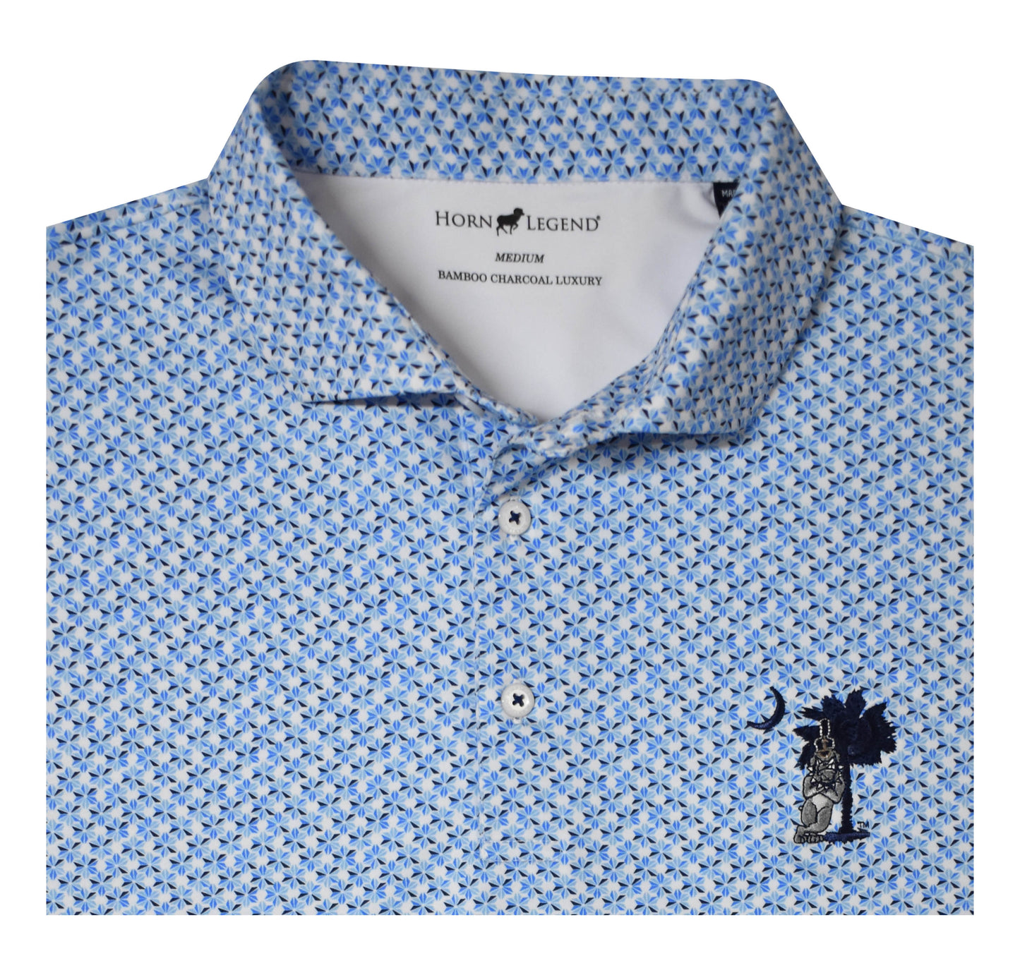 HL Sport Petal Print Bulldog on Tree Polo