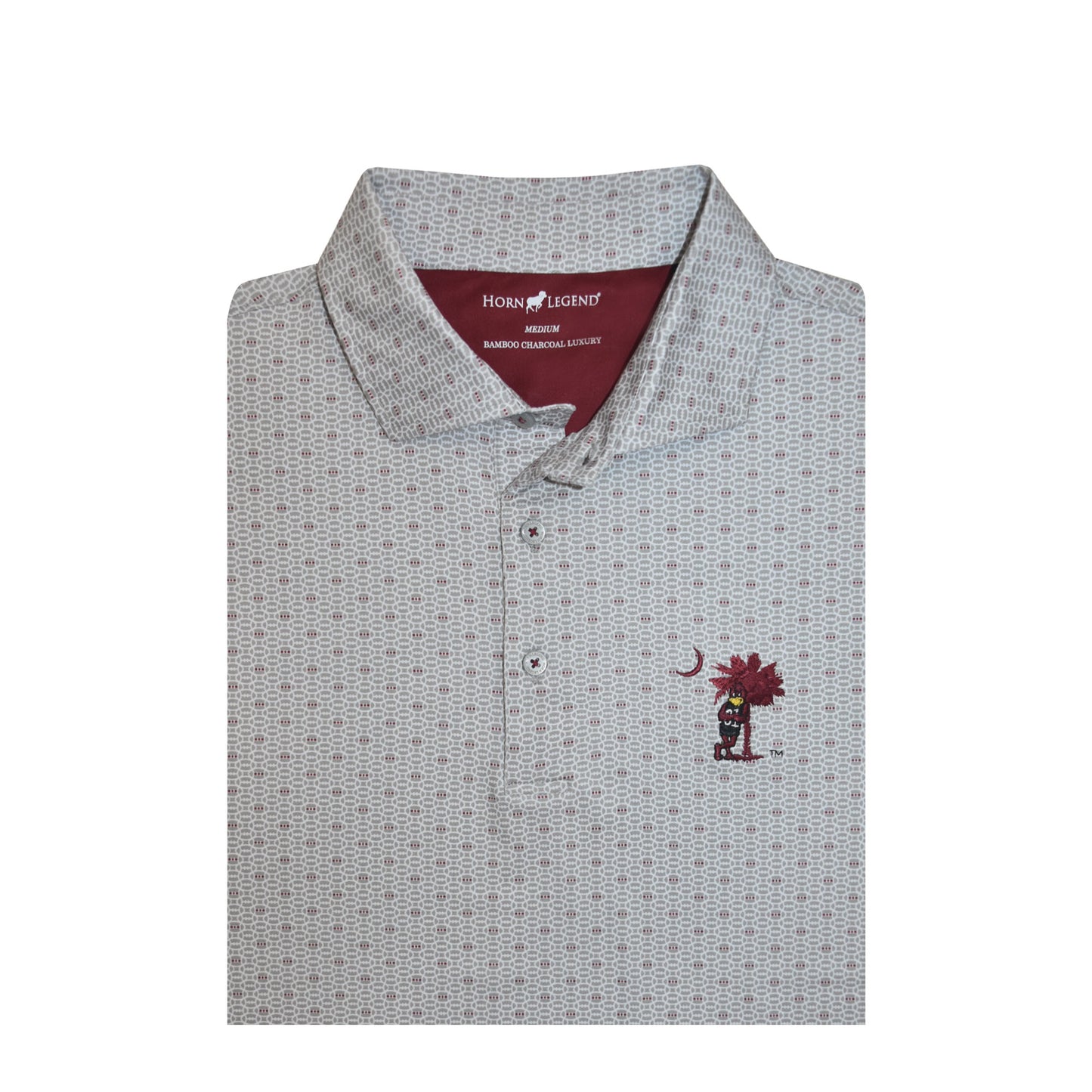 HL Sport Football Print Cocky Leaning on Tree Polo