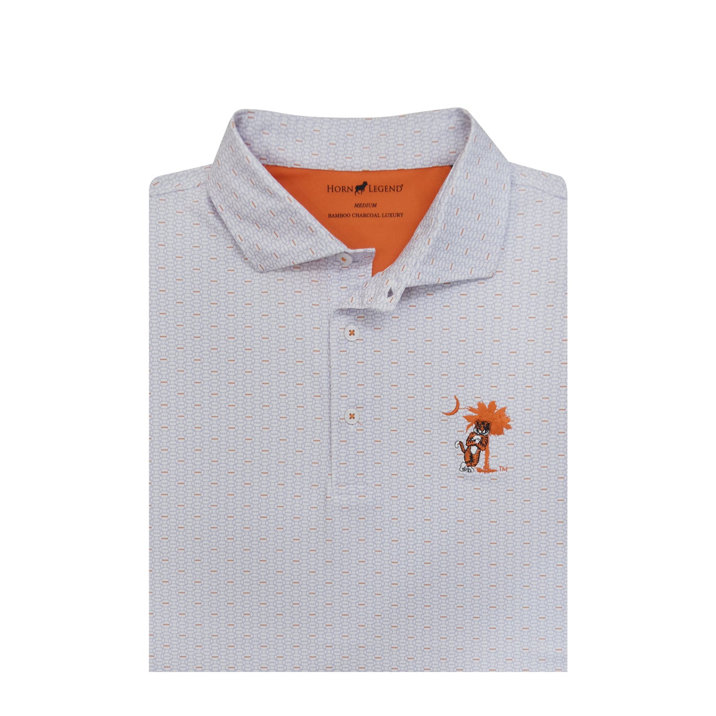 HL Sport Football Print Tiger Leaning on Tree Polo