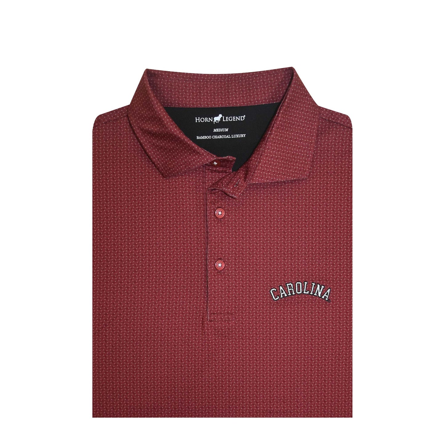 HL Sport Geo Print Carolina Block Polo