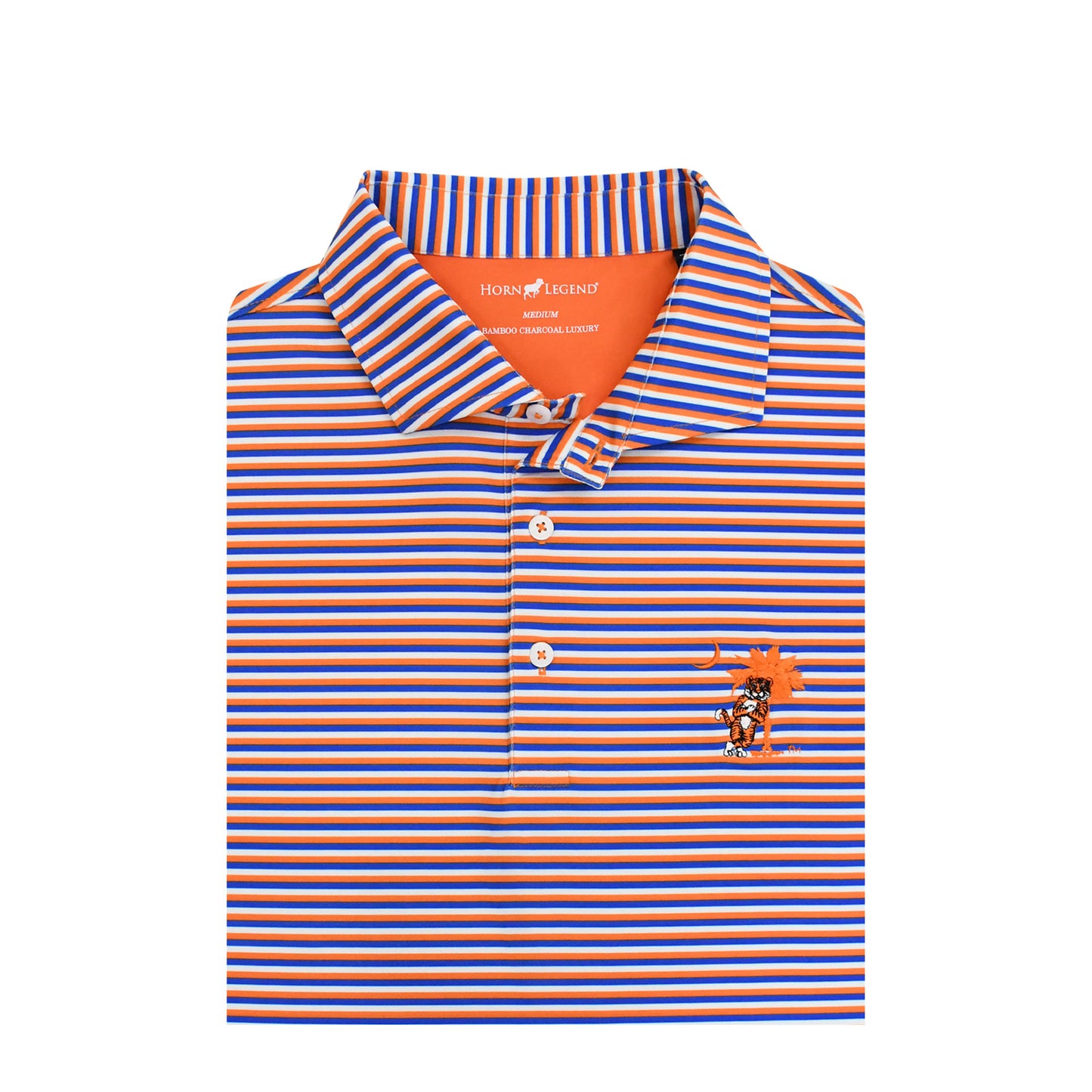 HL2117 Clemson Stripe Polo