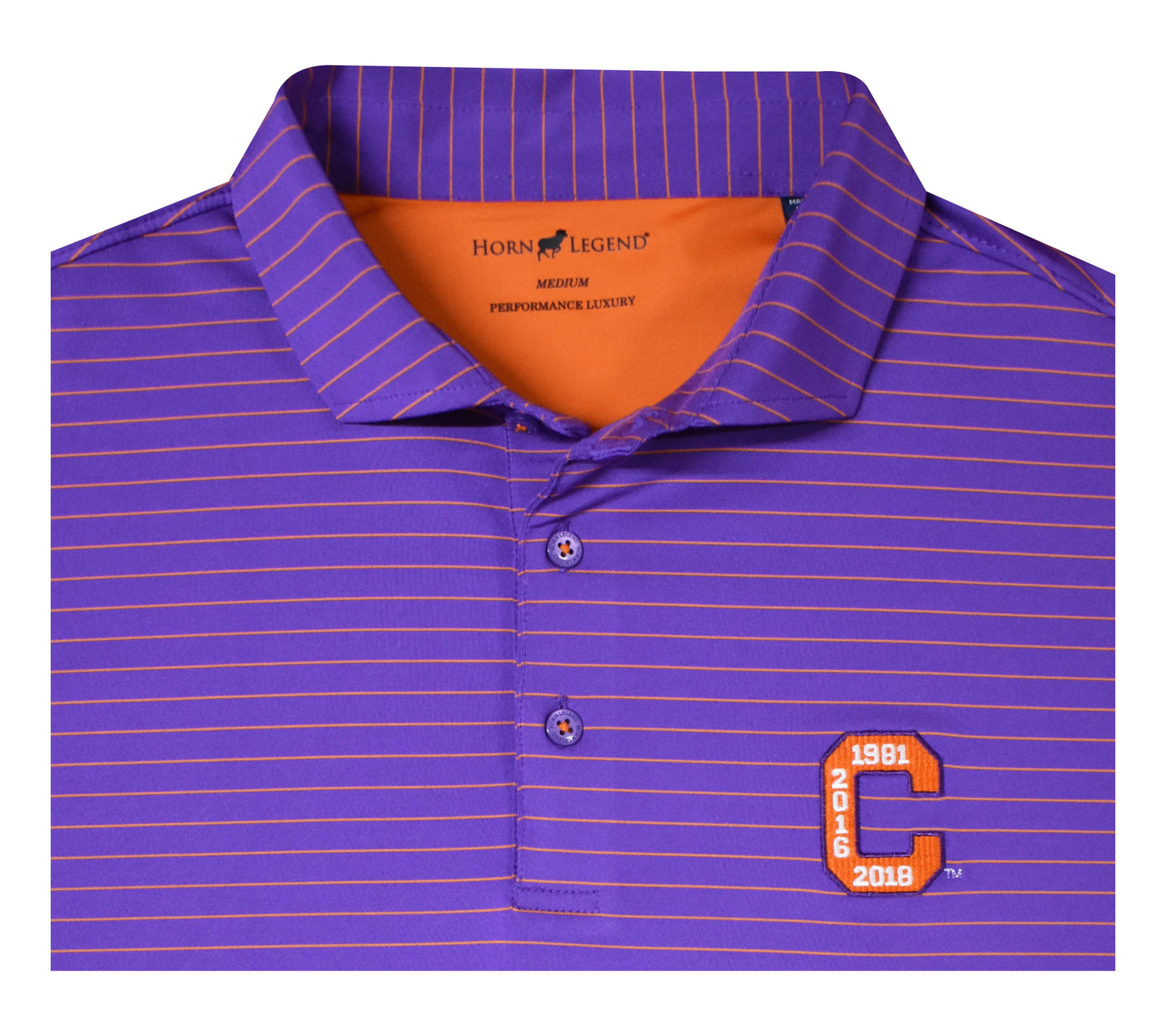 HL Sport Purple/Orange Stripe 3 Year Championship Polo