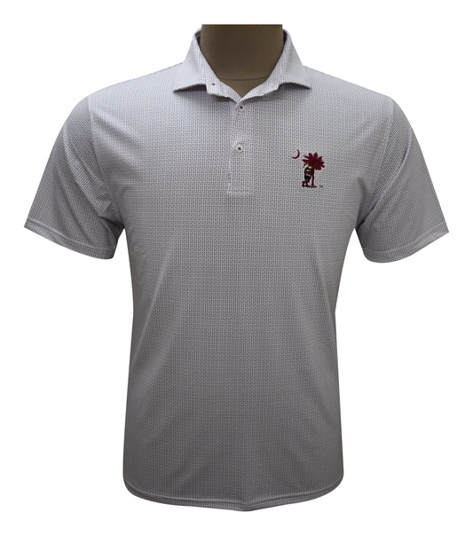 HL Sport Asterisk Print Cocky Leaning On Tree Polo