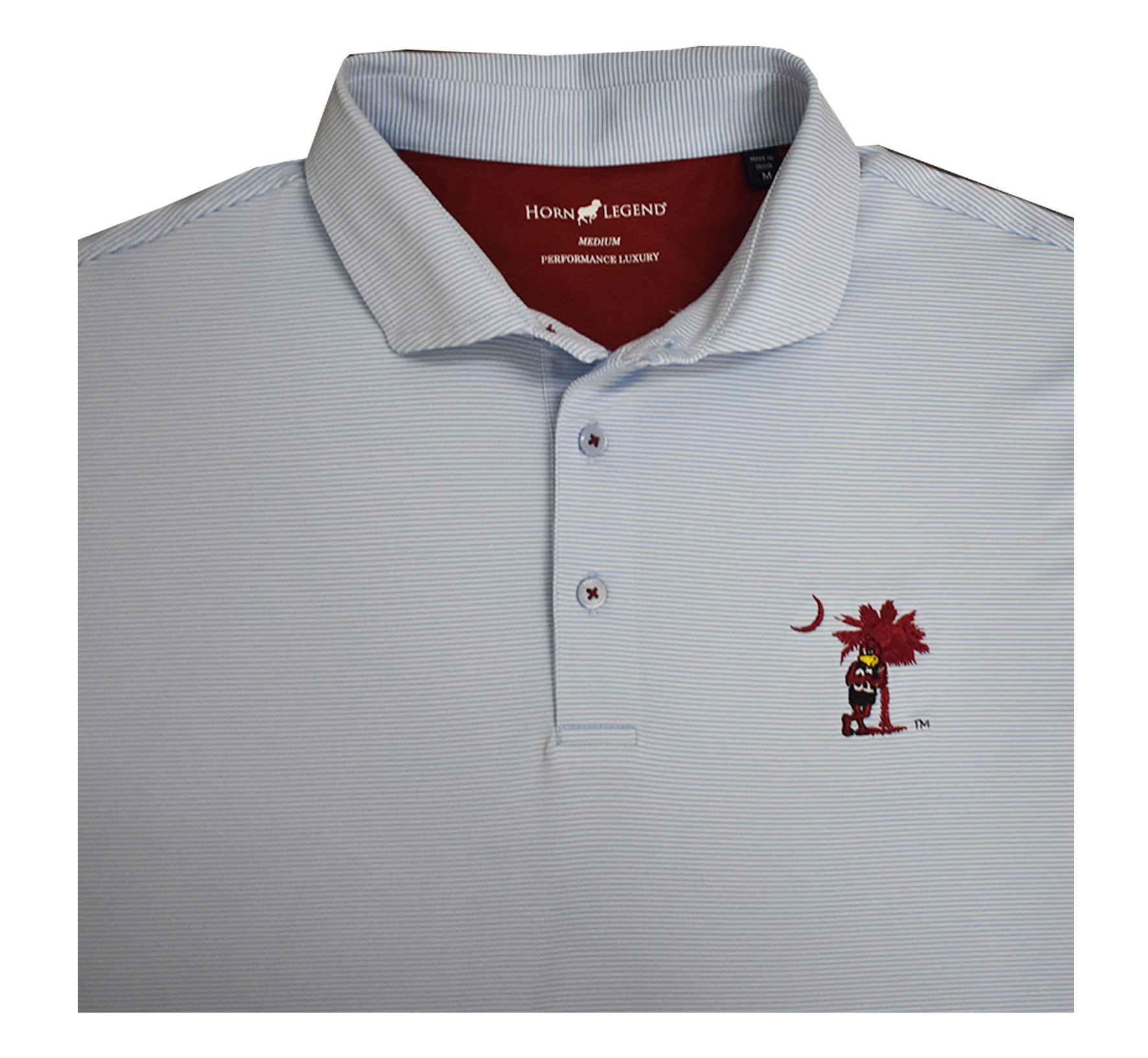 HL Sport South Carolina Light Blue/White Stripe Polo – Smith and James