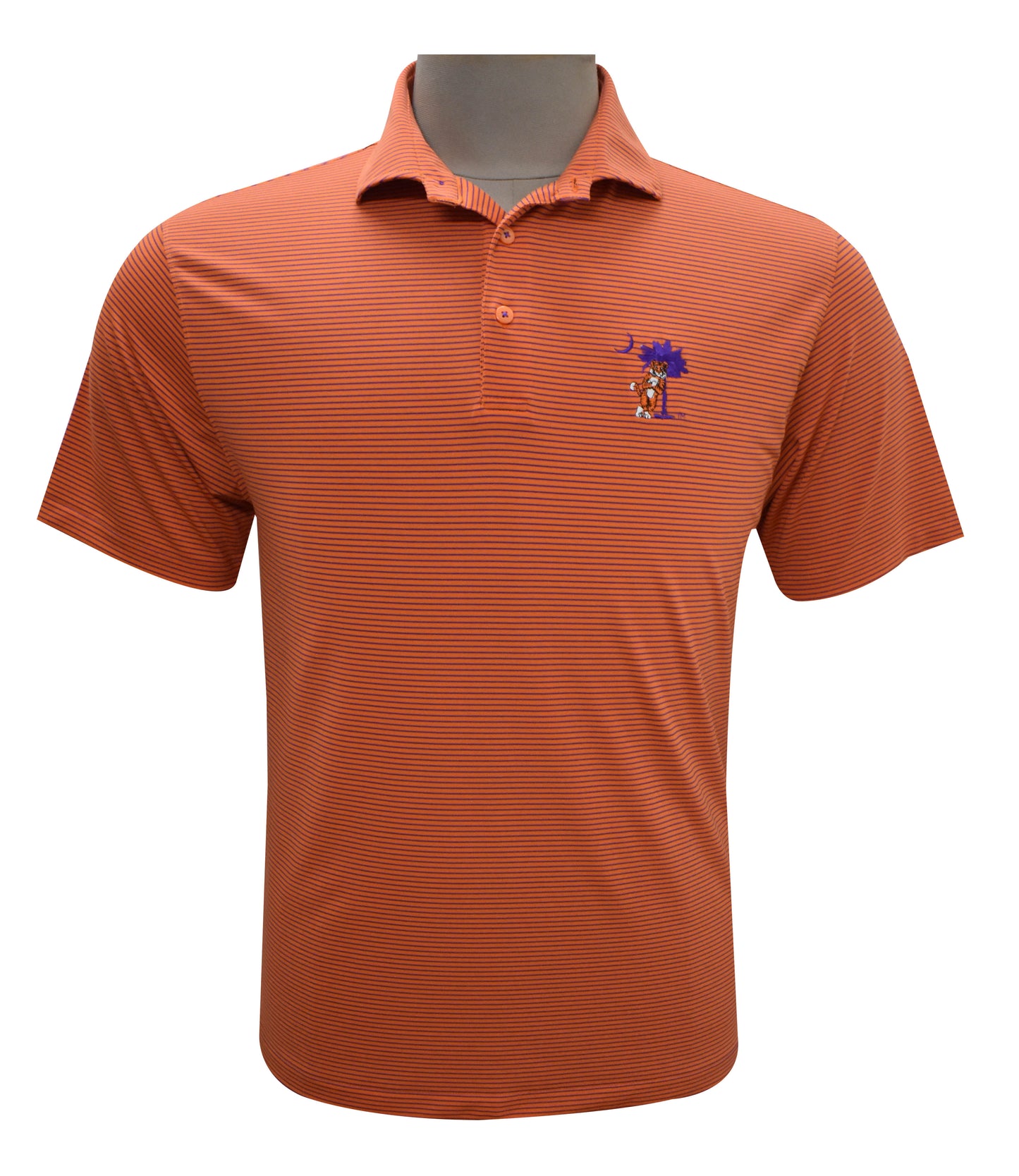 HL Sport Orange & Purple Stripe Polo