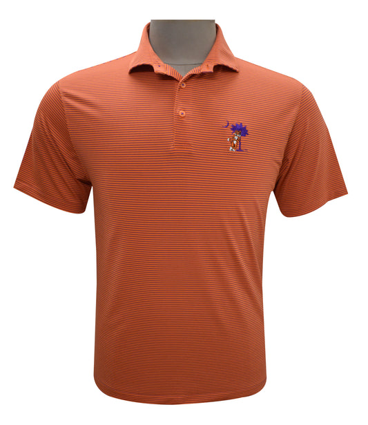 HL Sport Orange & Purple Stripe Polo