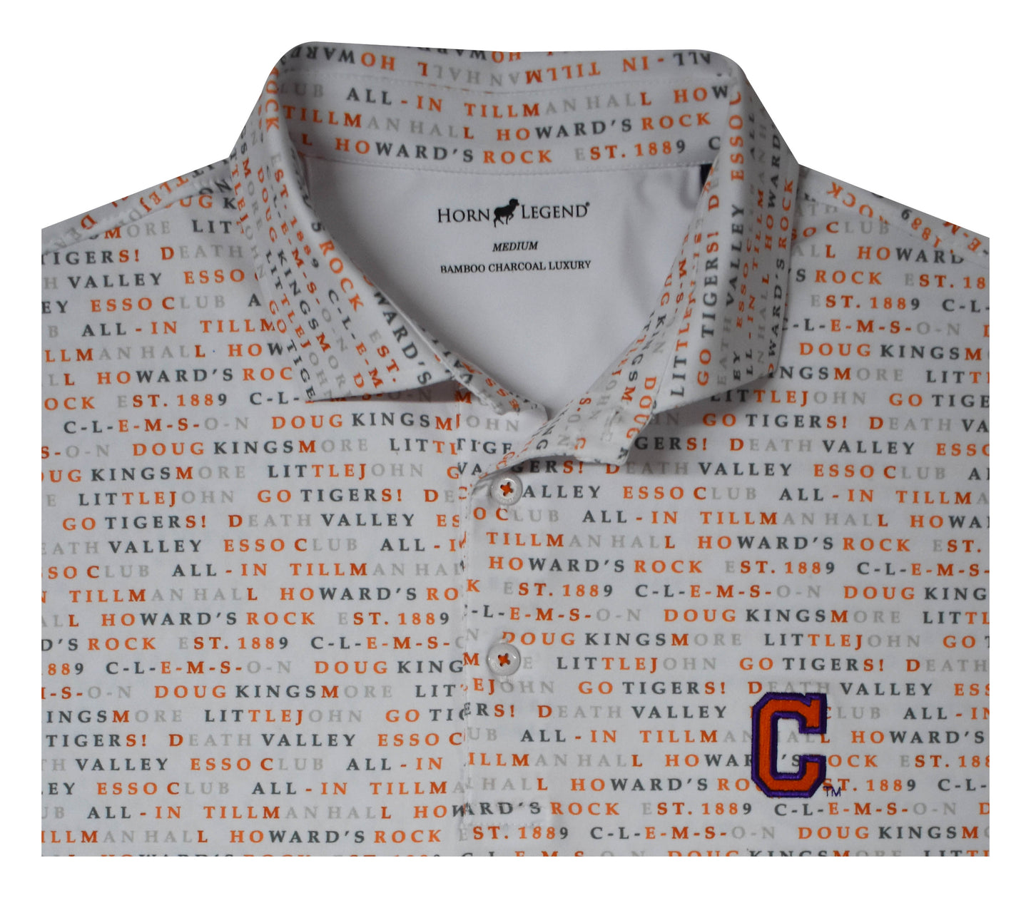 HL Sport Custom Clemson "Word" Polo