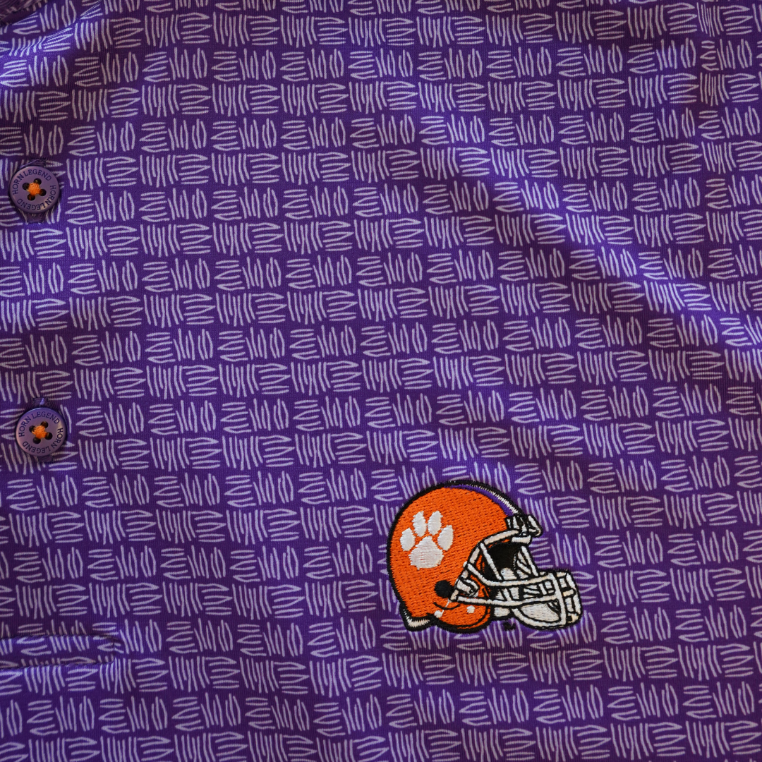 Clemson Helmet Polo