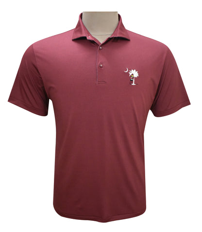 HL Sport Garnet/Black Houndstooth Polo