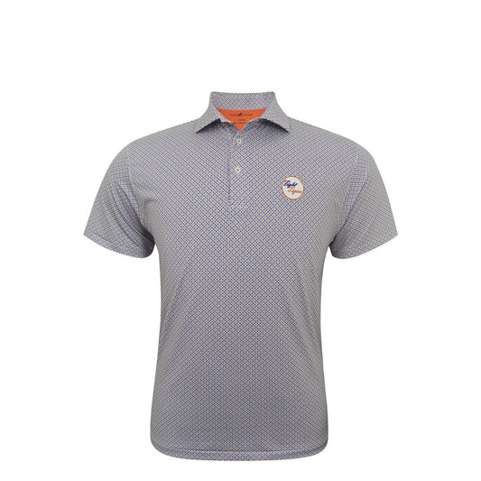 HL Sport Diamond Print Fight Tigers Polo