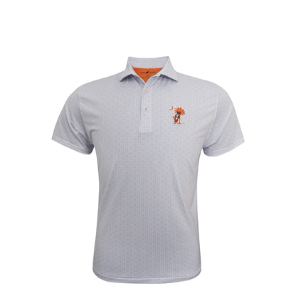 HL Sport Football Print Tiger Leaning on Tree Polo