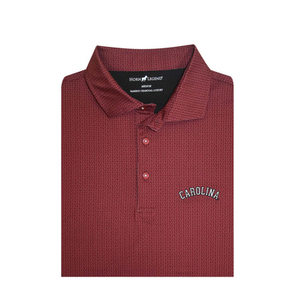 HL Sport Geo Print Carolina Block Polo