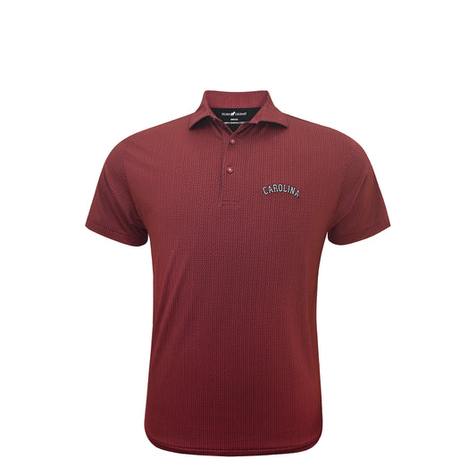 HL Sport Geo Print Carolina Block Polo