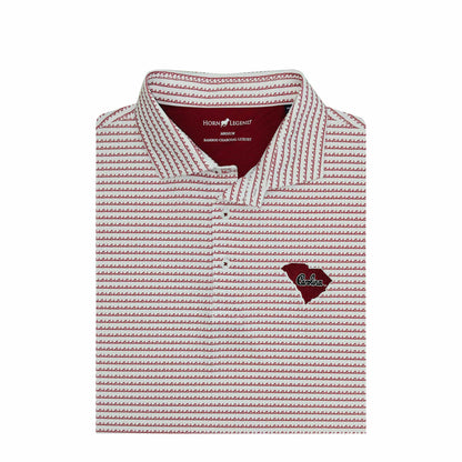 HL Sport Carolina Script Stripe Polo