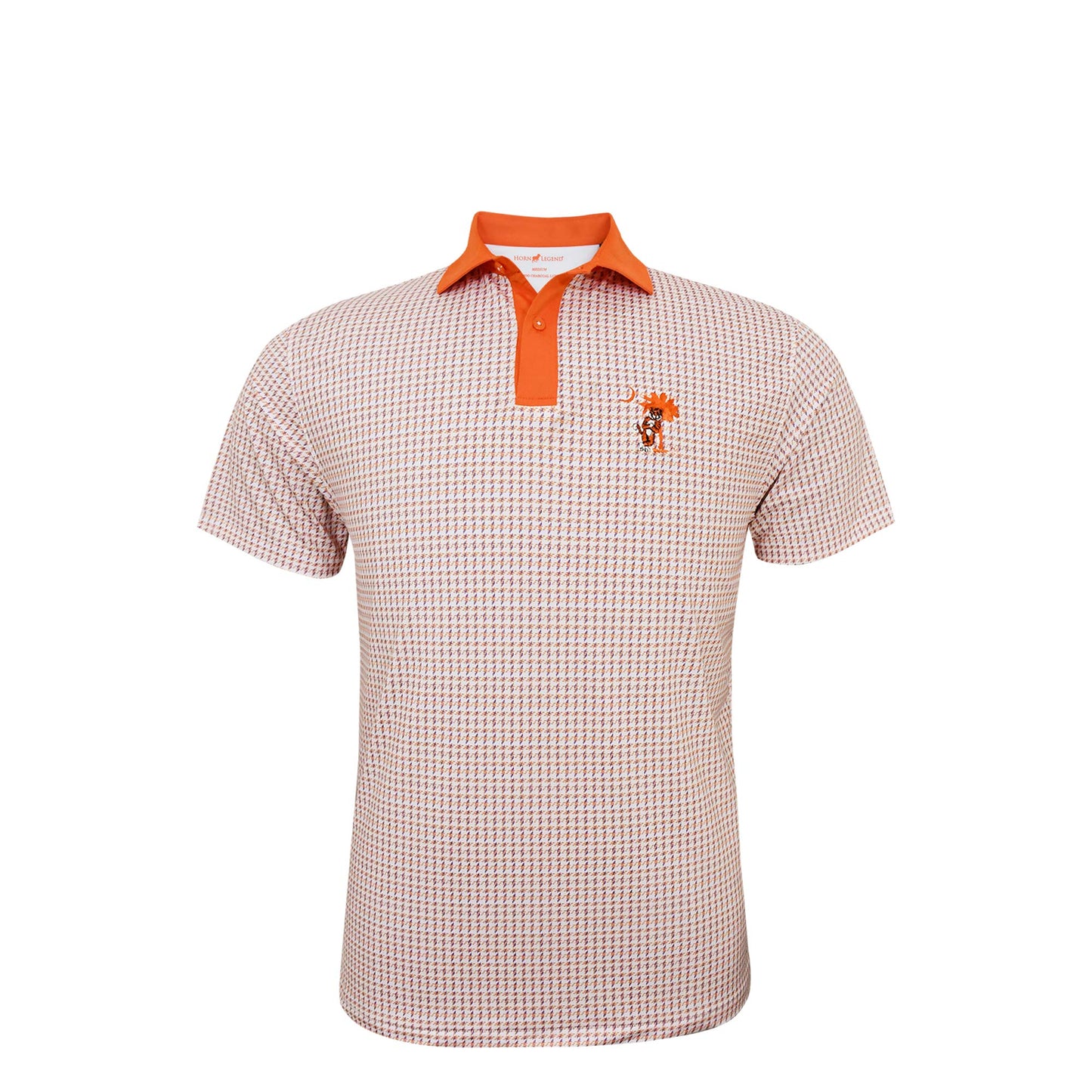 HL7079 Clemson Houndstooth Polo